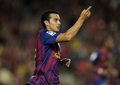 サッカー、ジョアン・ガンペール杯（Joan Gamper Trophy 2011）は22日、スペイン・バルセロナ（Barcelona）のカンプ・ノウ（Camp Nou stadium）で行われ、FCバルセロナ（FC Barcelona）が5-0でナポリ（SSC Napoli）に勝利した。

得点を決め喜ぶFCバルセロナのペドロ・ロドリゲス・レデスマ（Pedro Rodriguez Ledesma、2011年8月22日撮影）。(c)AFP/JOSEP LAGO