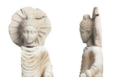 エジプト古代神殿から釈迦像出土 インドと交易の印 写真2枚 国際