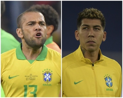 ブラジルのW杯メンバー発表 アウベス選出、フィルミーノ外れる