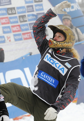 ジャコベリス 女子スノーボードクロス第3戦を制す