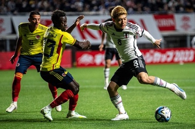 日本がコロンビアに敗戦 三笘先制弾も逆転許す 国際親善試合