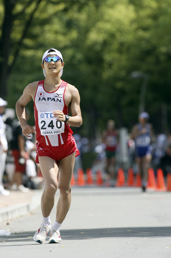 明石 男子50キロメートル競歩で16位に