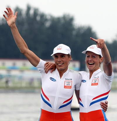 ファン・デル・コルク／ファンエーペン組 女子軽量級ダブルスカルで金