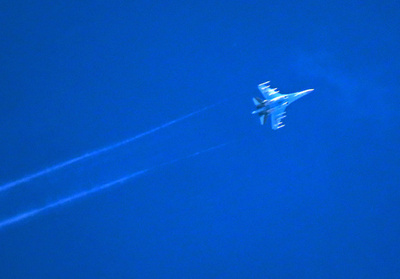 ロシア戦闘機、黒海上空で米無人機と接触