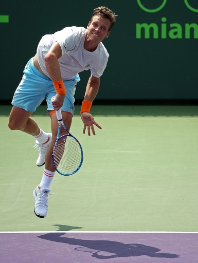 ベルディハが快勝で初戦を突破、マイアミ・オープン