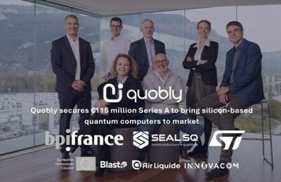 Quobly、シリコンベースの量子コンピュータの市場投入に向け、1億1,500万ユーロのシリーズA資金調達を完了