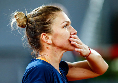 ハレプが通算3度目の決勝進出、マドリードOP