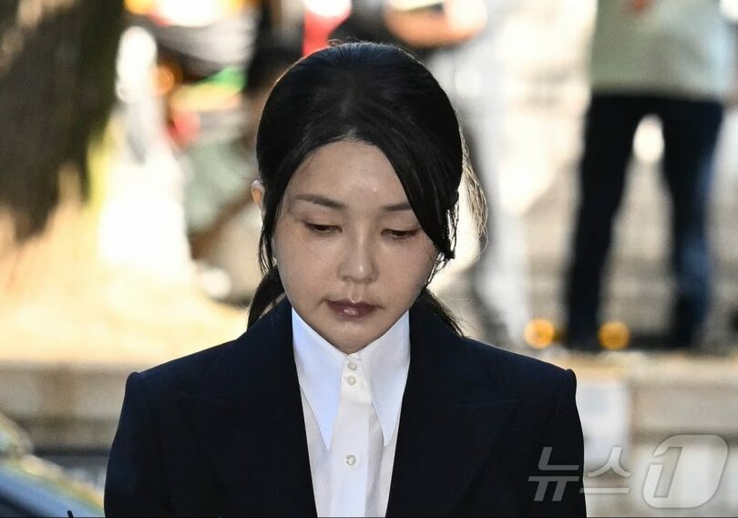 韓国のユン・ソンニョル（尹錫悦）前大統領の妻キム・ゴニ（金建希）氏(c)news1