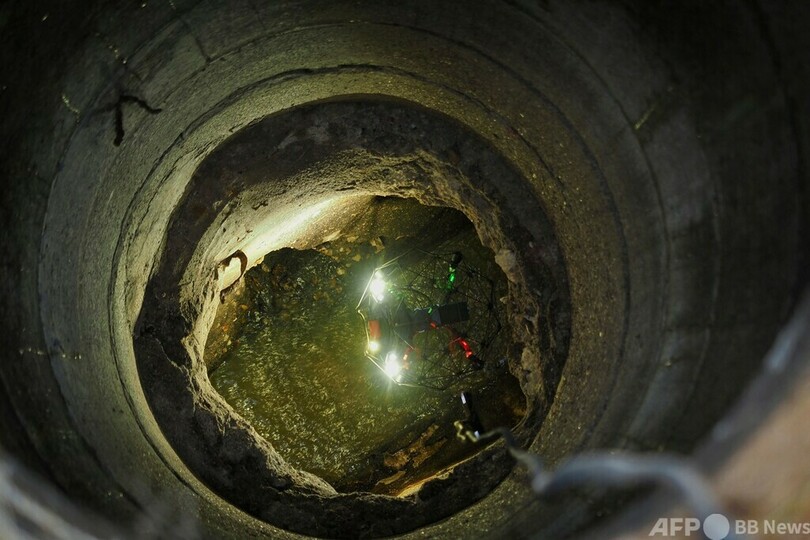 無人機による下水道の点検作業を公開、フランス