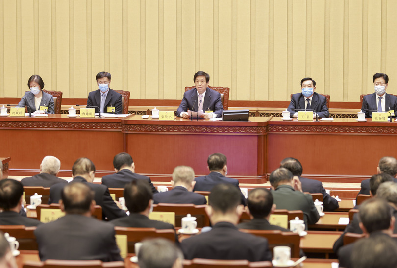 北京で全人代常務委会議閉幕 香港基本法付属文書を可決 写真1枚 国際ニュース:AFPBB News