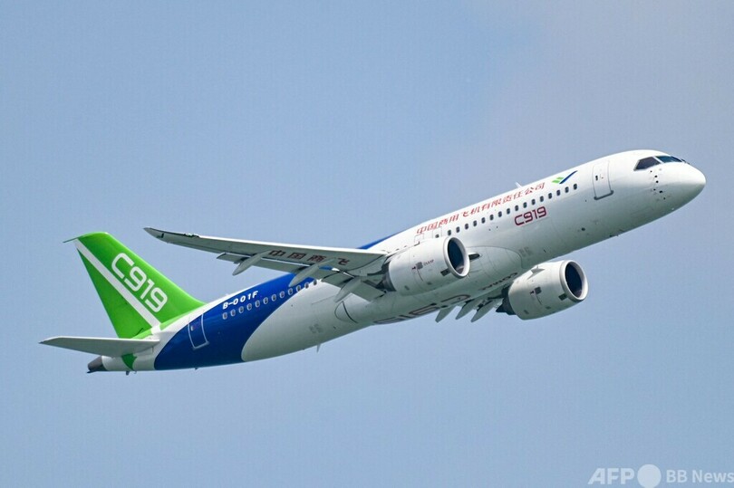中国国産旅客機C919、世界デビュー シンガポール航空ショー