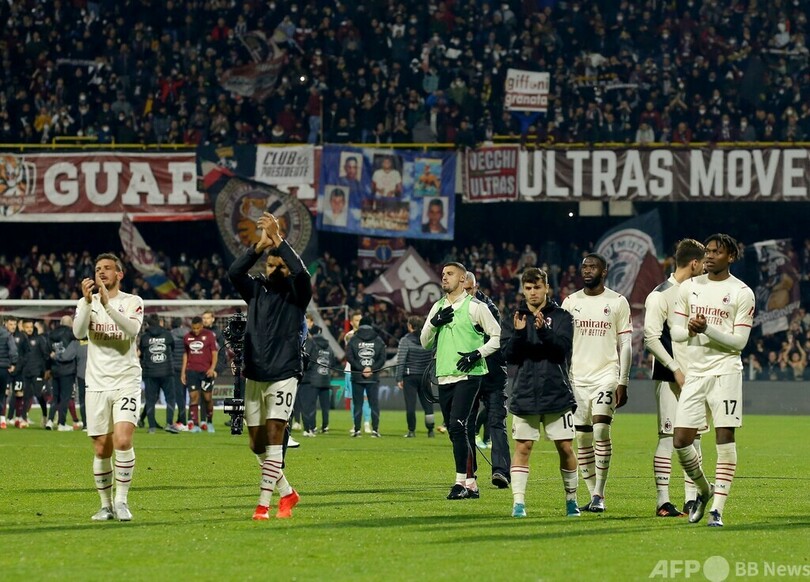 ミラン、最下位相手にドロー インテル優位に