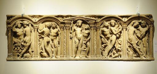 アンティーク　古代文明　レリーフ 仏作家ゾラも所有した古代ローマのレリーフ、1億3千万円で落札 写真4枚