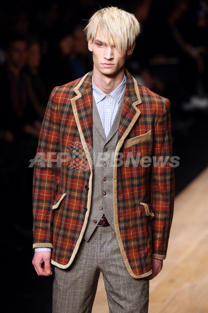 【ポールスミス】ドリーマー　ドーメル　チェック　現行近年　ダブル　パリコレ　L 08/09年秋冬パリ・メンズコレクション＞ポール・スミス、新作を発表