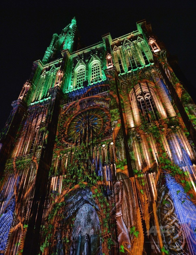 仏ストラスブールの大聖堂がライトアップ、もうすぐ着工1000年 写真16