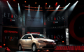 インド・バンガロール（Bangalore）で発表された、トヨタ自動車（Toyota Motor）がインド市場向けに開発した新型小型車「エティオス（Etios）」（2010年12月1日撮影）。(c)AFP/Dibyangshu SARKAR