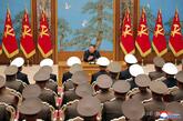 北朝鮮の金正恩氏 「宿敵」に対する前線防御強化を呼びかけ