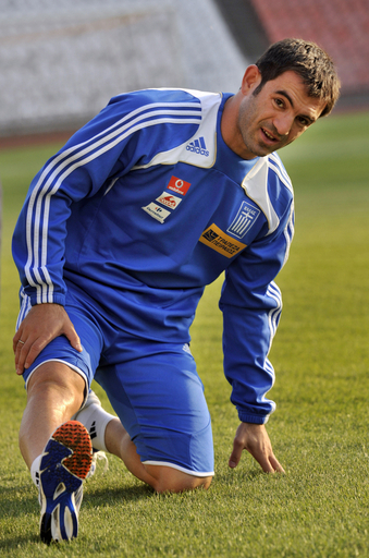 ギリシャ代表 欧州選手権2008に向けて練習を行う