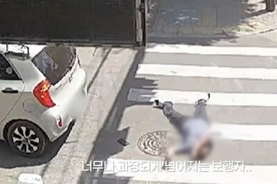 10分間“当たり屋”に失敗し続けた男…韓国・最後に軽自動車を狙うも大げさすぎる演技で即御用