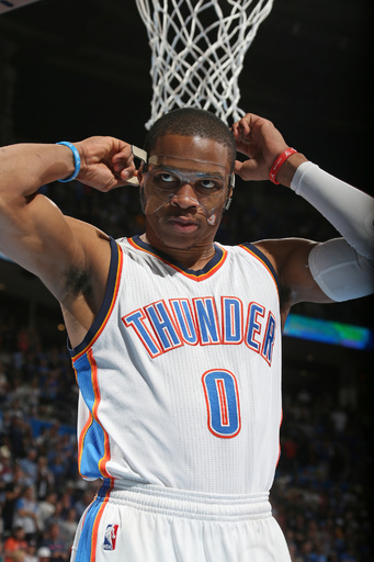 サンダーが4連勝、ウエストブルックとカンターが活躍