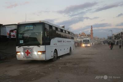 ガザ停戦合意の一環で人質解放開始へ 赤十字が現地入り