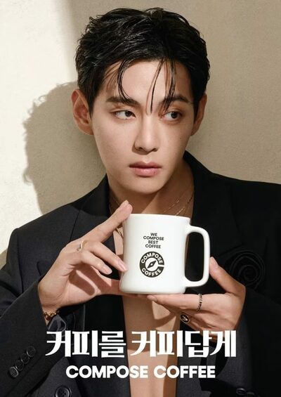 韓国COMPOSE COFFEE、BTSのVと新広告キャンペーン公開