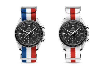 国旗＆五輪カラーからインスパイア、「オメガ」NATOストラップ新色