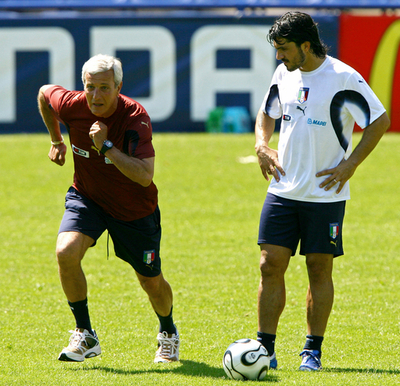 ガットゥーゾの早期回復を確信するリッピ監督