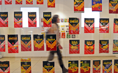 ギネス認定世界最大ポテトチップス空き袋コレクション、独博物館展示