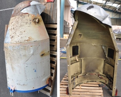 北朝鮮の発射物の一部か、韓国・済州島沖で回収