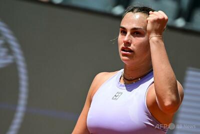 サバレンカ、苦しみながらも3回戦突破 イタリア国際