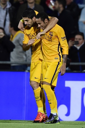 バルサ、スアレスとネイマールの得点でヘタフェに勝利