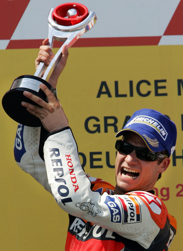 ペドロサ ドイツGPで今季初優勝を飾る