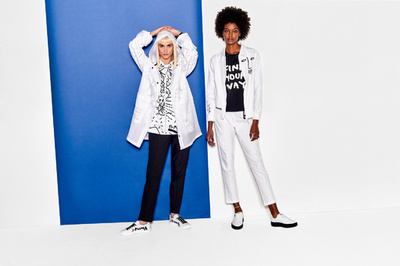 「プーマ」線画アーティスト シャンテル・マーティンとコラボモデル