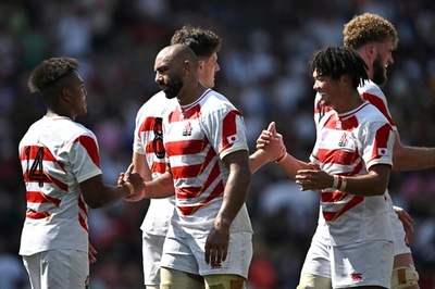 日本、6トライ奪い初出場チリに圧勝 ラグビーW杯