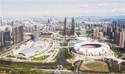 杭州アジア競技大会の競技会場 工事完了