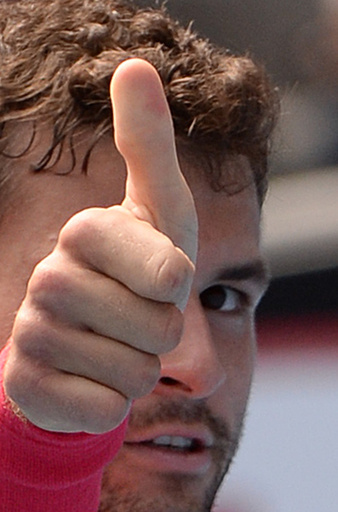 ディミトロフが初のグランドスラム8強入り、全豪オープン