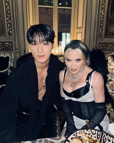 ATEEZサン、ミラノファッションウィークで存在感