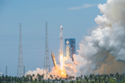 中国 長征10号乙ロケット 打ち上げ後に1段の回収に成功