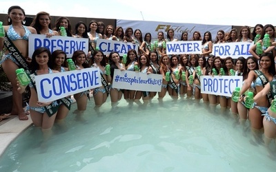 環境版「ミス・フィリピン」出場者が一堂に、アースデイ