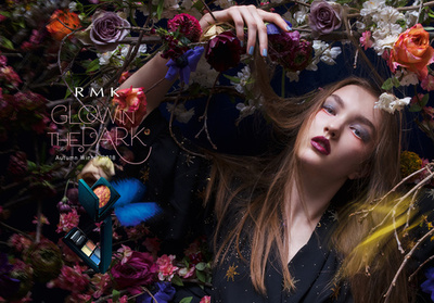 「RMK」2018年秋冬、幻想的な真夜中のガーデンをイメージ