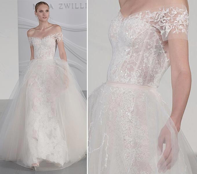 ミラ・ズウィリンガー2022春ブライダルコレクションドレス/写真=Mira Zwillinger(c)MONEYTODAY