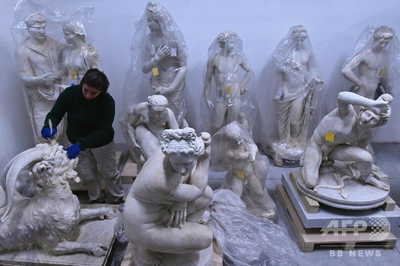 トルロニア家の古代彫刻コレクション 修復終え公開 イタリア 写真15枚 国際ニュース Afpbb News