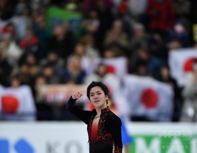 羽生がFS歴代最高得点で逆転優勝、宇野は銀 世界フィギュア