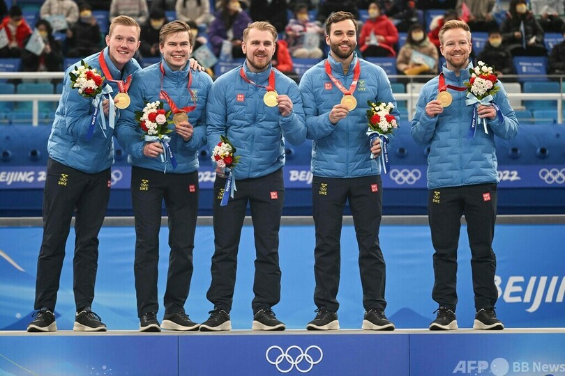 カーリング男子スウェーデンが金 英国は今大会初メダルの銀 北京五輪 写真4枚 国際ニュース Afpbb News