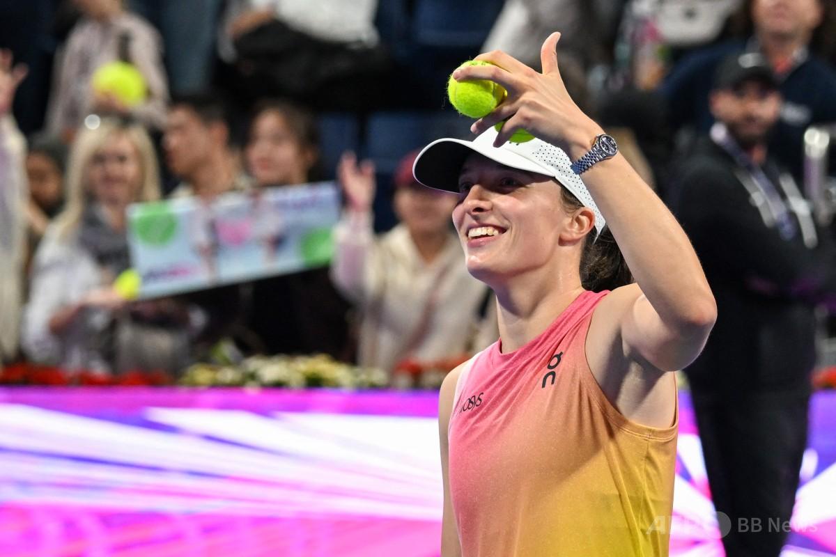 シフィオンテクが準決勝進出 ルバキナにストレート勝ち カタールOP