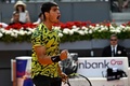 テニス、マドリード・オープン、男子シングルス2回戦。ガッツポーズを見せるカルロス・アルカラス（2023年4月28日撮影）。(c)JAVIER SORIANO / AFP