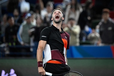 ディミトロフがアルカラス撃破 上海マスターズ8強入り