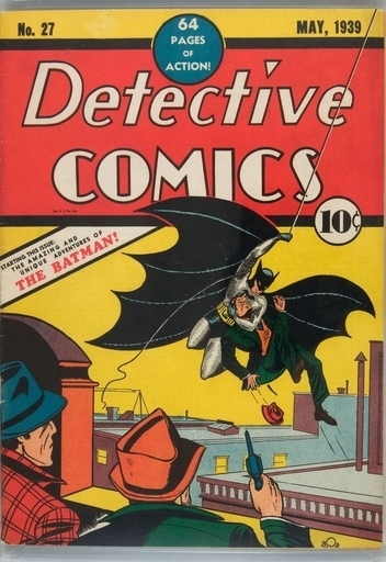 「バットマン」初登場誌、「スーパーマン」抜く 落札額9600万円