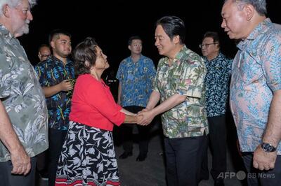 台湾・頼総統、米下院議長ジョンソン氏と電話会談